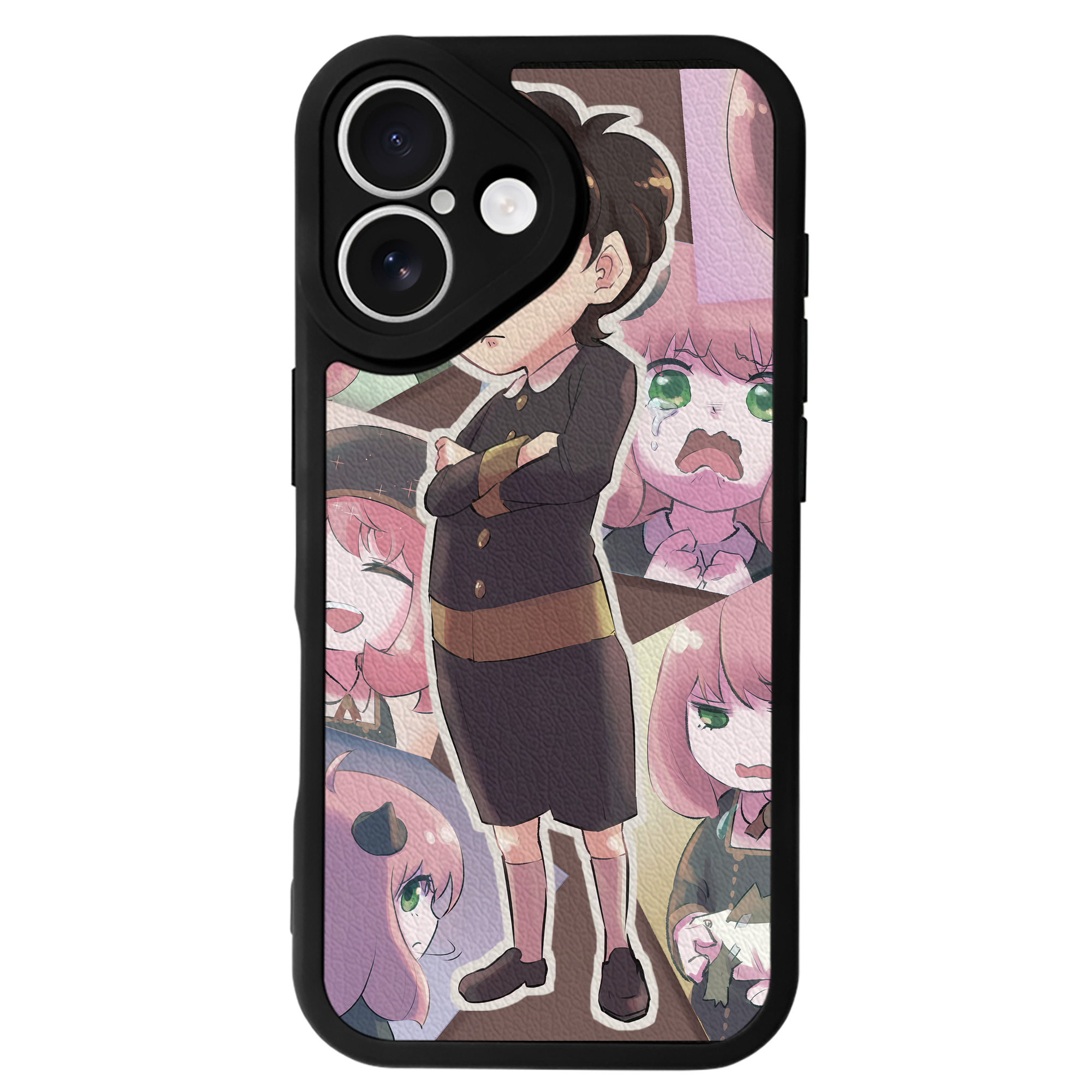 （画像用） SPY×FAMILY间谍家家酒 【iPhone 16シリーズ対応】シリコンスマホケース（レザー調） 材質：シリコン